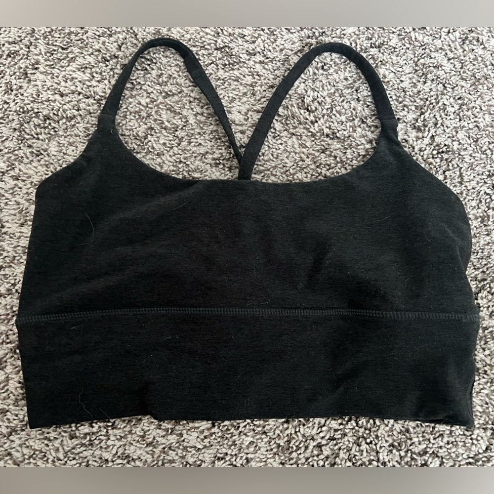 Vuori LONG LINE ELEVATION BRA M Black Heather